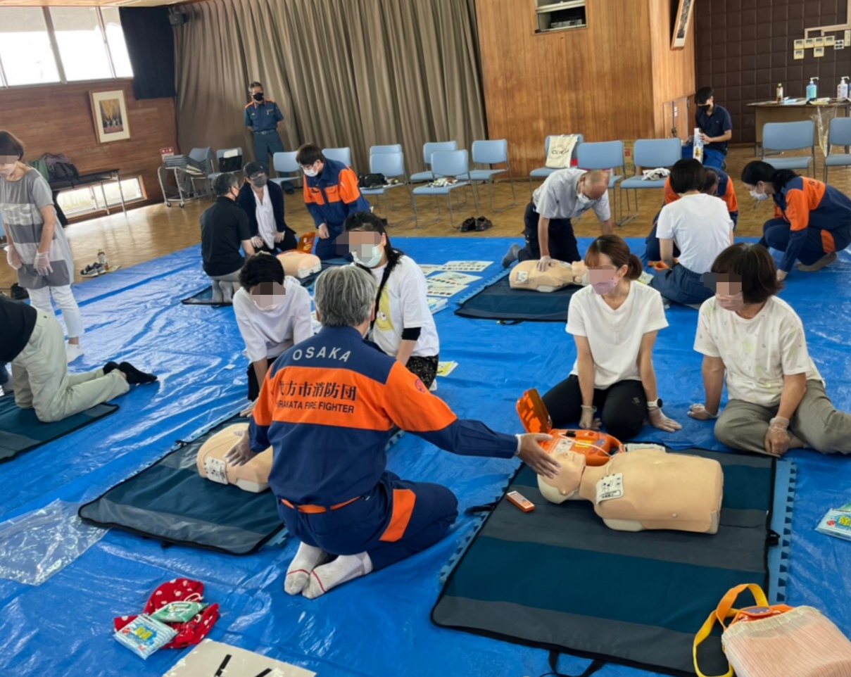枚方市消防団主催 第1回 普通救命講習会を開催しました。 - 枚方市消防団公式ホームページ