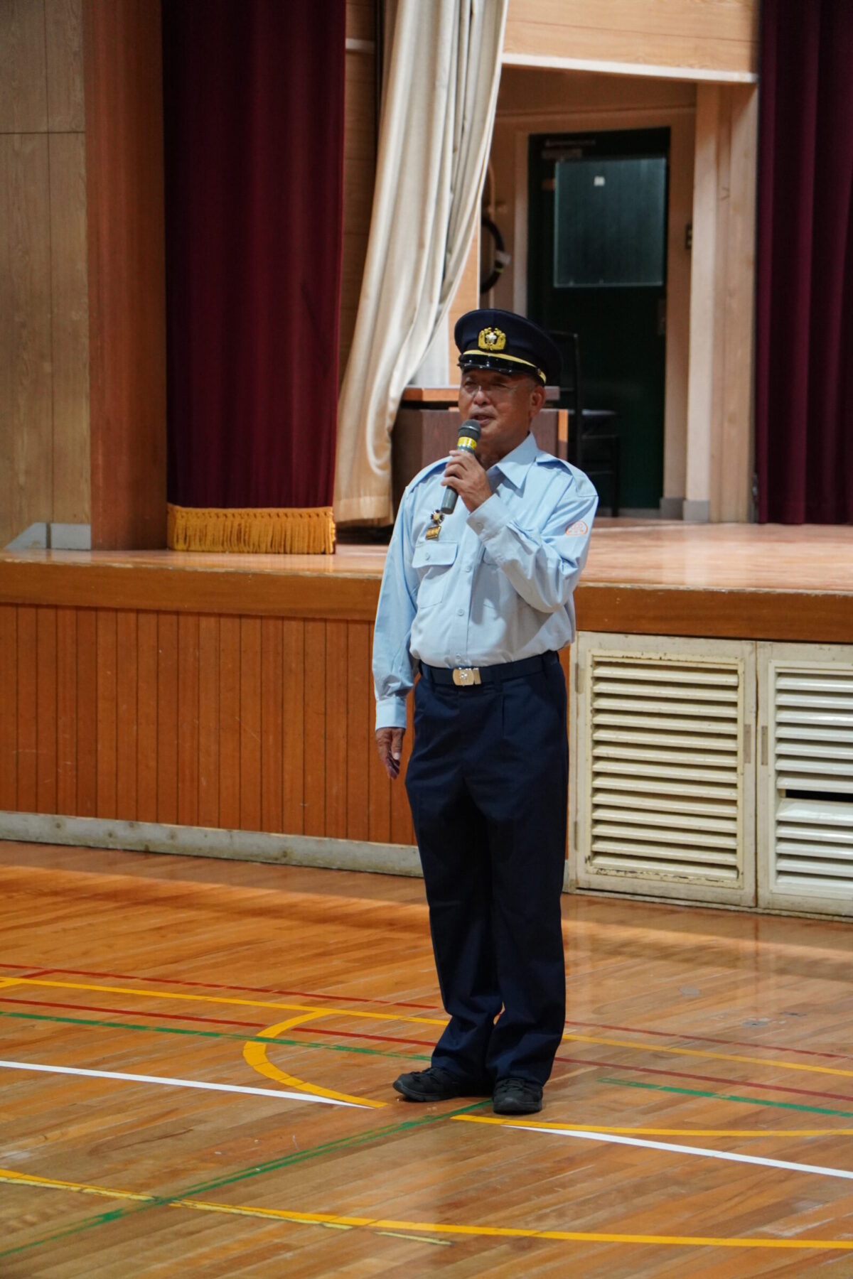 枚方市消防団上田団長